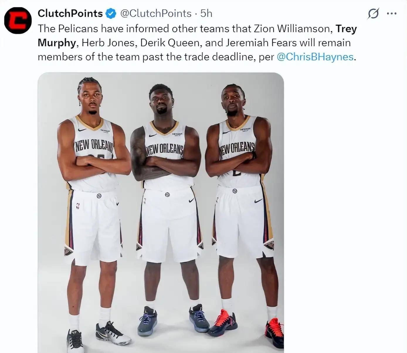 九游sports-关于NBA总决赛赛程吃紧,新奥尔良鹈鹕赛后内部沟通,更衣室稳定,球队文化再被提及的信息